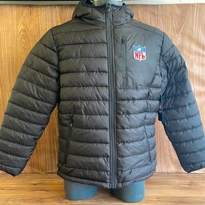 NFL puffer jacket Black New With Tags Size L